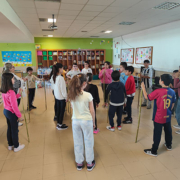 Escola Sem Violência Jogo da cana em roda dupla, Santiago do Cacém 2025